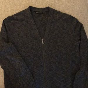 Banana Republic Zip Up V-neck Length Cardigan